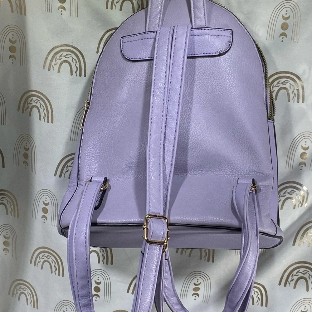 Lavender Bow Accent Backpack